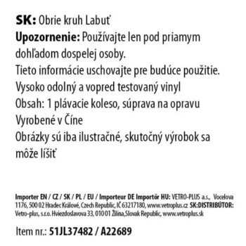 Vetro-plus Nafukovací kruh Labuť, pr. 115 cm