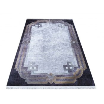 Viacfarebný vzorovaný koberec so zlatým vzorom Šírka: 80 cm | Dĺžka: 150 cm