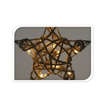Vianočná LED hviezda biela, 40 x 10 cm