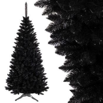 Vianočný čierny stromček 220 cm
