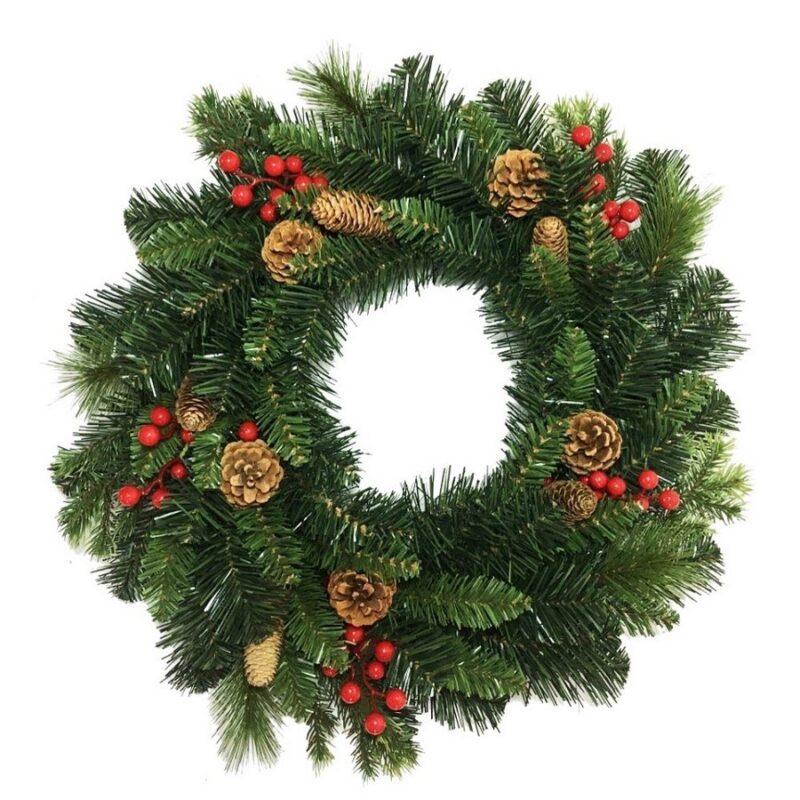 Vianočný veniec Savona zelená, pr. 50 cm Vianočný veniec Savona zelená, pr. 50 cm