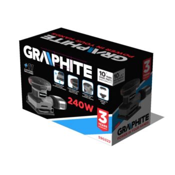 Vibračná brúska s výkonom 240W 59G322 GRAPHITE