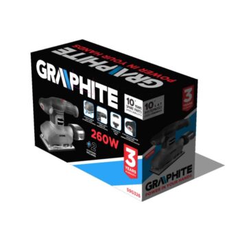 Vibračná brúska s výkonom 260W 59G326 GRAPHITE