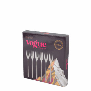 Urobte z vychutnávania dezertov výnimočný okamih so setom 6 vidličiek na múčnik Vogue CR Banso. Ich nadčasový dizajn a čisté línie pridajú elegantný nádych každému stolovaniu, zatiaľ čo kvalitný materiál zaručuje pohodlné a trvácne používanie. Ideálne na každodenné aj slávnostné servírovanie sladkých pochúťok, s dôrazom na štýl a funkčnosť.