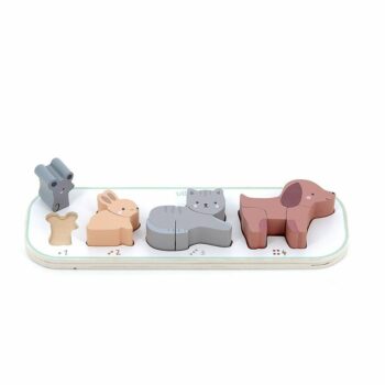 Vilac Vkladacie puzzle Učím sa počítať zvieratká Sarah Betz