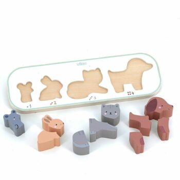Vilac Vkladacie puzzle Učím sa počítať zvieratká Sarah Betz