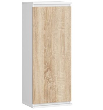 CLAINA40 - Elegancia a funkcionalita v jednom Introdukujeme CLAINA40, luxusnú vitrínu, ktorá prinesie do vášho domova nádych modernej elegancie. Ideálna voľba pre obývaciu izbu, kanceláriu alebo pracovňu.  Materiál: LTD Rozmer:< /strong> 99 x 40 x 30 cm Farba: biela doplnená dubom Sonoma Počet políc: 3  Chic biela kombinovaná s teplým odtieňom duba Sonoma zaručuje, že vitrína CLAINA40 sa stane neprehliadnuteľným prvkom vášho interiéru. Jej praktickosť a nadčasový dizajn z nej robia ideálny doplnok do každej modernej domácnosti.