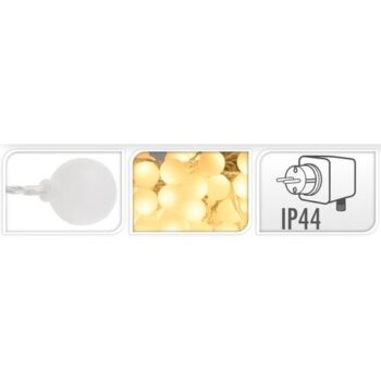 Vonkajšia LED reťaz String lights, 80 žiaroviek