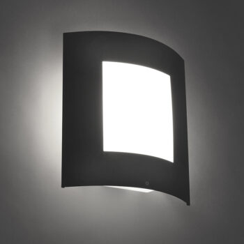 Vonkajšia nástenná lampa antracit IP44 - Emmerald 1