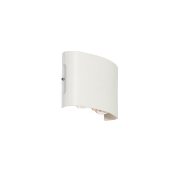 Vonkajšia nástenná lampa biela vrátane LED 4-svetlo IP54 - Silly