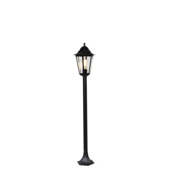 Vonkajšia stojaca lampa čierna 120 cm IP44 - Havana