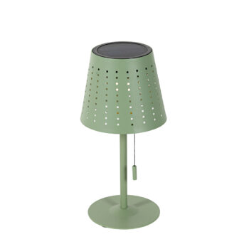 Vonkajšia stolná lampa zelená vrátane LED 3-stupňové stmievanie nabíjateľná a solárna - Ferre