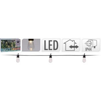 Vonkajšia svetelná reťaz, 20 LED