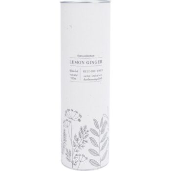 Vonný difuzér Flora Collection, Lemon Ginger, 100 ml, 6 x 9,5 cm