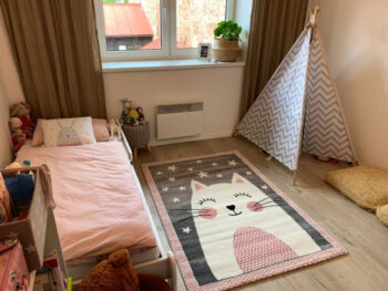 Vopi, Detský koberec Kiddo F0132 pink, 160x230, ružová, detská izba