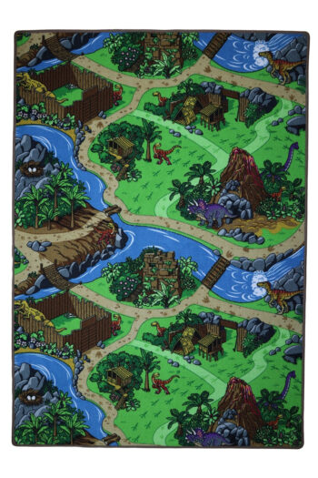 Vopi, Detský kusový koberec Dino, 120x170, viacfarebná, detská izba