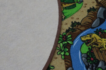 Vopi, Detský kusový koberec Dino, 57x120, viacfarebná, detská izba