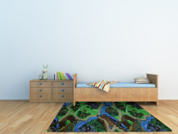 Vopi, Detský kusový koberec Dino, 80x120, viacfarebná, detská izba