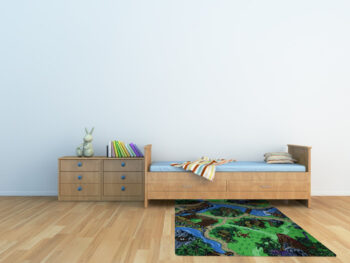 Vopi, Detský kusový koberec Dino štvorec, 250x250, viacfarebná, detská izba