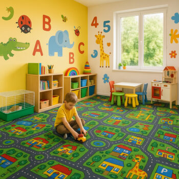 Vopi, Koberec metráž City life - neúčtujeme odrezky z role, na mieru, šíře 1,33m,1m,2m,3m,4m,na mieru, neúčtujeme odrezky, viacfarebná, filc, detská izba