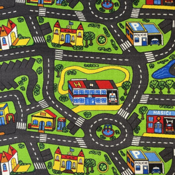 Vopi, Koberec metráž City life - neúčtujeme odrezky z role, na mieru, šíře 1,33m,1m,2m,3m,4m,na mieru, neúčtujeme odrezky, viacfarebná, filc, detská izba