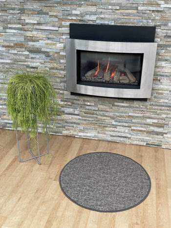 Vopi, Kusový koberec Alassio hnedý okrúhly, 80x80 (priemer) kruh, hnedá, chodba / predsieň