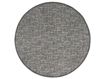 Vopi, Kusový koberec Alassio hnedý okrúhly, 80x80 (priemer) kruh, hnedá, chodba / predsieň