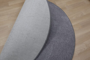 Vopi, Kusový koberec Apollo Soft sivý kruh, 100x100 (priemer) kruh, šedá, chodba / predsieň