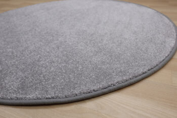 Vopi, Kusový koberec Apollo Soft sivý kruh, 80x80 (priemer) kruh, šedá, chodba / predsieň