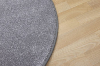 Vopi, Kusový koberec Apollo Soft sivý kruh, 80x80 (priemer) kruh, šedá, chodba / predsieň