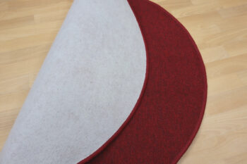 Vopi, Kusový koberec Astra červená kruh, 67x67 (priemer) kruh, červená, chodba / predsieň