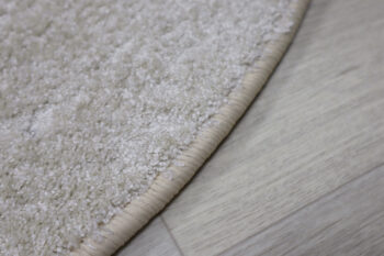 Vopi, Kusový koberec Capri Lux cream kruh, 200x200 (priemer) kruh, béžová, chodba / predsieň