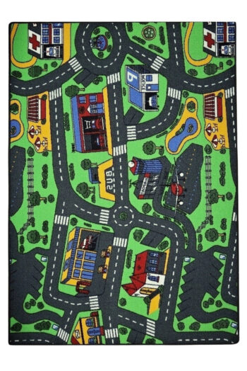 Vopi, Kusový koberec City life, 160x240, viacfarebná, detská izba