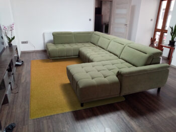 Vopi, Kusový koberec Eton Exklusive žltý, 200x400, žltá, detská izba