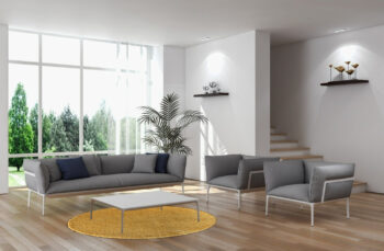 Vopi, Kusový koberec Eton Exklusive žltý kruh, 160x160 (priemer) kruh, žltá, detská izba