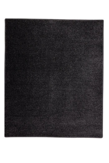 Vopi, Kusový koberec Eton čierny 78, 50x80, čierna, chodba / predsieň