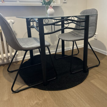 Vopi, Kusový koberec Eton čierny 78 kruh, 300x300 (priemer) kruh, čierna, chodba / predsieň