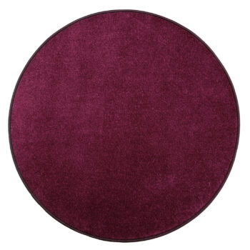 Vopi, Kusový koberec Eton fialový 48 kruh, 120x120 (priemer) kruh, fialová, detská izba