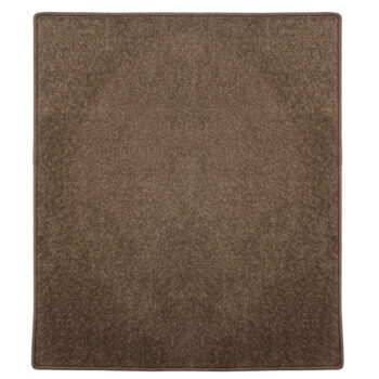 Vopi, Kusový koberec Eton hnedý 97 štvorec, 100x100, hnedá, chodba / predsieň