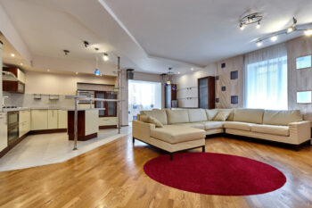 Vopi, Kusový koberec Eton vínovo červený kruh, 100x100 (priemer) kruh, červená, chodba / predsieň