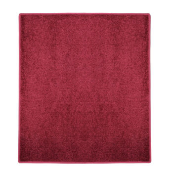 Vopi, Kusový koberec Eton vínovo červený štvorec, 150x150, červená, chodba / predsieň