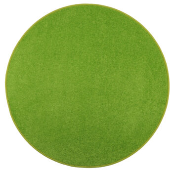 Vopi, Kusový koberec Eton zelený 41 guľatý, 67x67 (priemer) kruh, zelená, detská izba