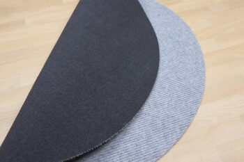 Vopi, Kusový koberec Quick step šedý kruh, 67x67 (priemer) kruh, šedá, chodba / predsieň
