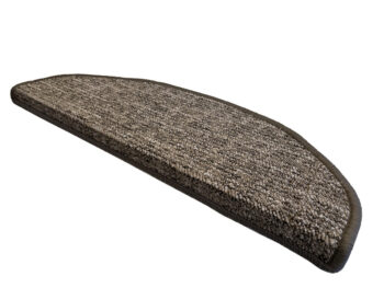 Vopi Nášľapy na schody Alassio hnedé polkruh, samolepiaci - 24x65 polkruh (rozmer vrátane ohybu)