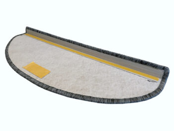 Vopi Nášľapy na schody Alassio modrošedé polkruh, samolepiaci - 28x65 polkruh (rozmer vrátane ohybu)