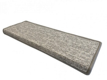 Vopi Nášľapy na schody Alassio šedé obdĺžnik, samolepiaci - 24x65 obdĺžnik (rozmer vrátane ohybu)