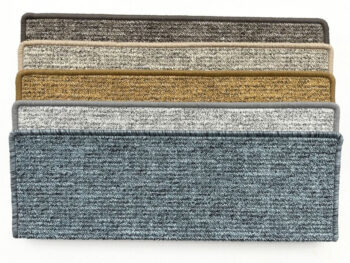 Vopi Nášľapy na schody Alassio šedé obdĺžnik, samolepiaci - 24x65 obdĺžnik (rozmer vrátane ohybu)