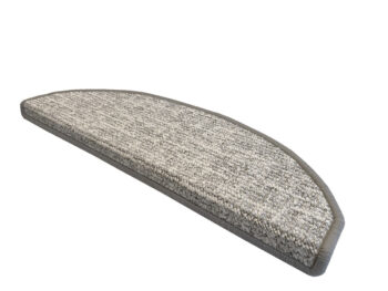 Vopi Nášľapy na schody Alassio šedé polkruh, samolepiaci - 28x65 polkruh (rozmer vrátane ohybu)