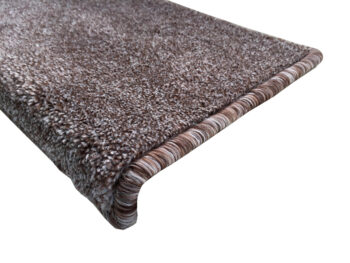 Vopi Nášľapy na schody Apollo Soft béžový obdĺžnik - 24x65 obdĺžnik (rozmer vrátane ohybu)