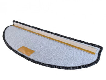 Vopi Nášľapy na schody Capri Lux cream obdĺžnik, samolepiaci - 24x65 obdĺžnik (rozmer vrátane ohybu)